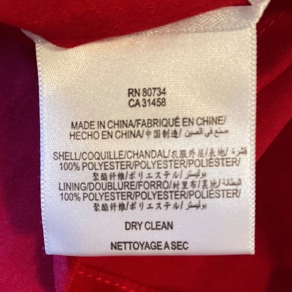 BCBGMaxAzria Red Wrap Tie Front Sundress - Picture 8 of 13